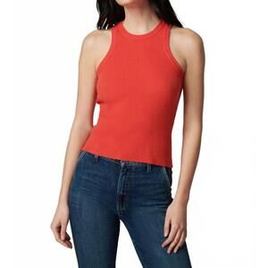 NEW JOE'S JEANS daria tank top in valiant poppy